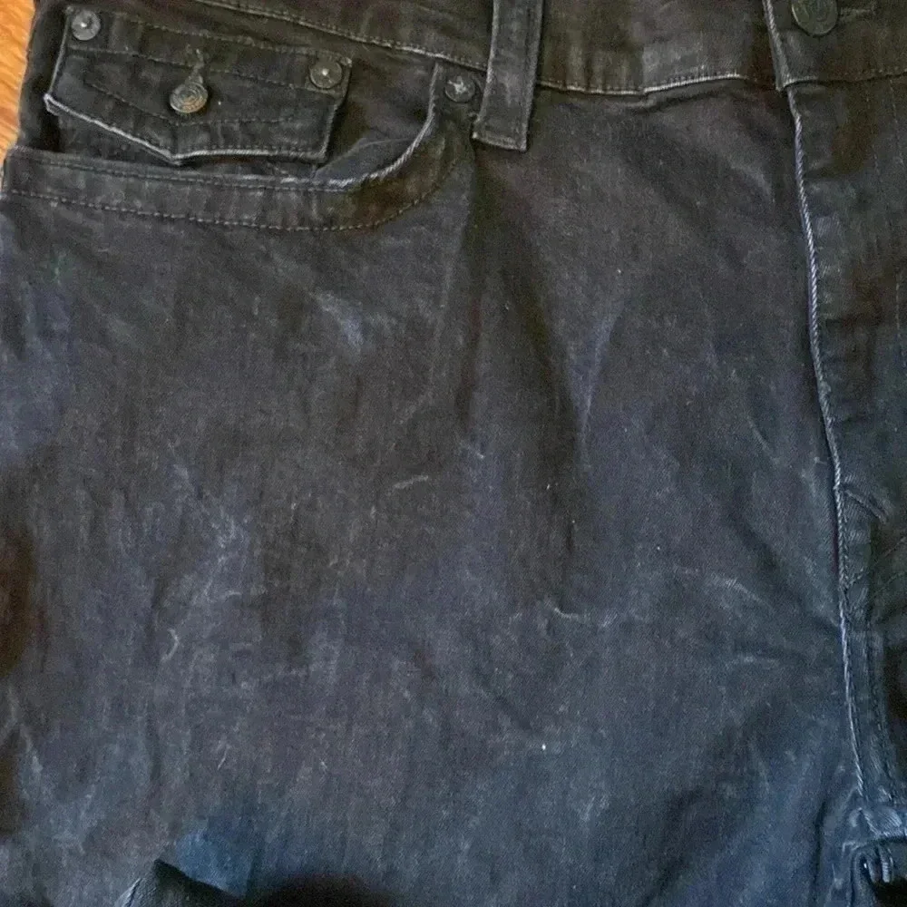 True Religion black jeans - size 44 - RICKY - relaxed straight